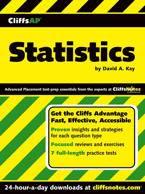 Cover image for CliffsAP Statistics